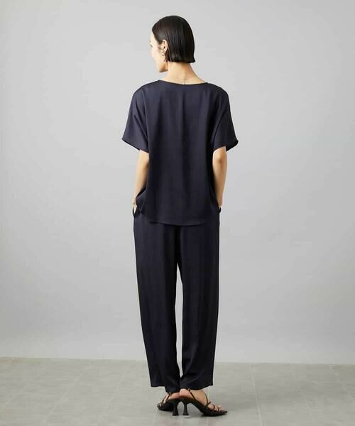 MICHEL KLEIN / ミッシェルクラン その他パンツ | [セットアップ対応]サテンワイドパンツ | 詳細22