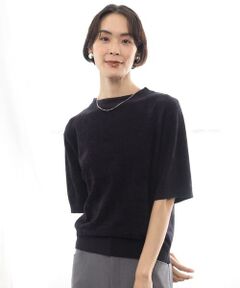 MICHEL KLEIN / ミッシェルクラン ニット・セーター | モール半袖プルオーバー