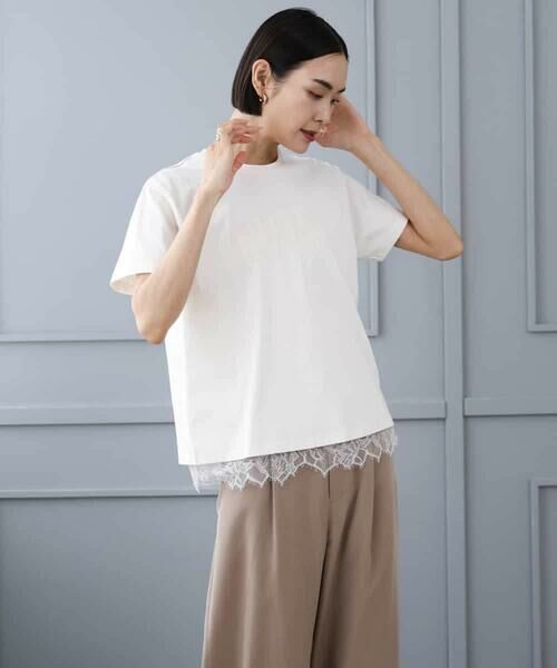 MICHEL KLEIN / ミッシェルクラン カットソー | フロッキーロゴTシャツ | 詳細15
