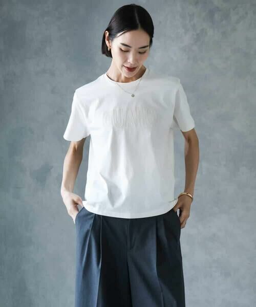 MICHEL KLEIN / ミッシェルクラン カットソー | フロッキーロゴTシャツ | 詳細25
