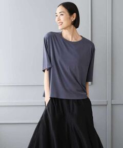 MICHEL KLEIN / ミッシェルクラン カットソー | ヴィンテージライクボックスTシャツ
