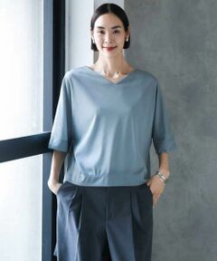 MICHEL KLEIN / ミッシェルクラン カットソー | ドルマンVネックトップス