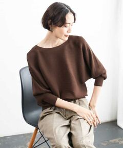MICHEL KLEIN / ミッシェルクラン ニット・セーター | ［定番人気］ホールガーメント(R)ドルマンスリーブニット