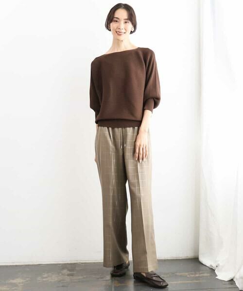 MICHEL KLEIN / ミッシェルクラン ニット・セーター | ［定番人気］ホールガーメント(R)ドルマンスリーブニット | 詳細20
