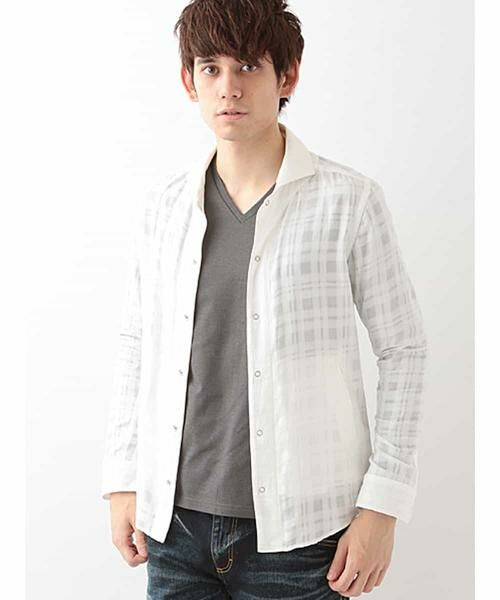 MICHEL KLEIN HOMME / ミッシェルクランオム シャツ・ブラウス | Boyie check shirt | 詳細8