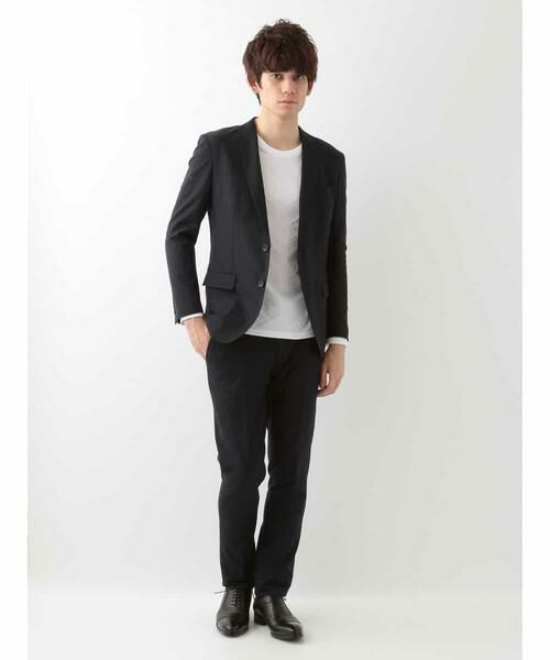 MICHEL KLEIN HOMME / ミッシェルクランオム セットアップ | 【オンライン限定プライス】春のお買い足しに　メランジバランサーキュラー SET-UP JACKEＴ | 詳細15