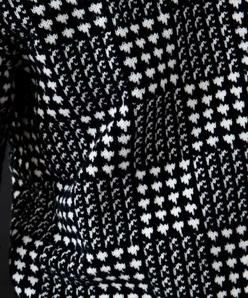 MICHEL KLEIN HOMME / ミッシェルクランオム ニット・セーター | 『Chenille yarn』デザインニット | 詳細7