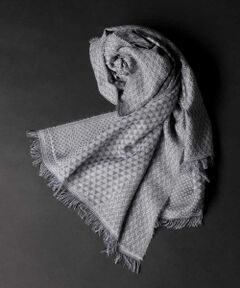 MICHEL KLEIN HOMME / ミッシェルクランオム マフラー・ショール・スヌード・ストール | ストール（幾何学柄）