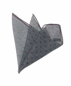 MICHEL KLEIN HOMME / ミッシェルクランオム ハンカチ | ポルカドットプリントポケットチーフ