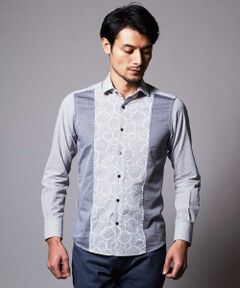 MICHEL KLEIN HOMME / ミッシェルクランオム シャツ・ブラウス | シャツ（ロイヤルストライプ）