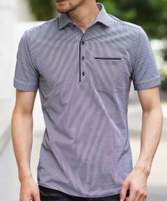 MICHEL KLEIN HOMME / ミッシェルクランオム カットソー | 『想いを込めた贈り物』ポロシャツ（クールマックスサッカー）