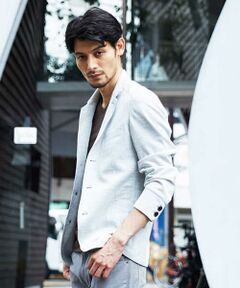 MICHEL KLEIN HOMME / ミッシェルクランオム セットアップ | 【洗える】ジャケット（ラミーテックジャージー）