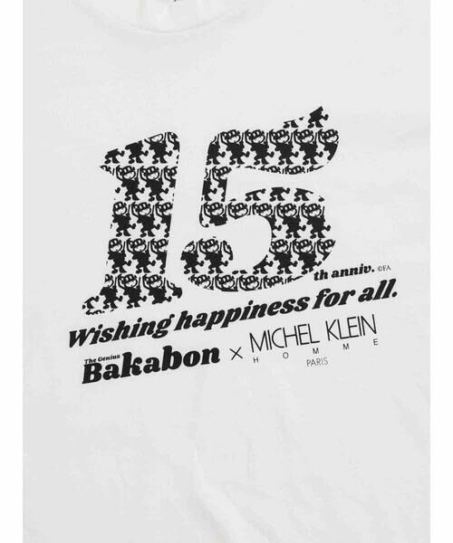 MICHEL KLEIN HOMME / ミッシェルクランオム カットソー | 15周年クルーネックＴシャツ（レレレのおじさん） | 詳細4