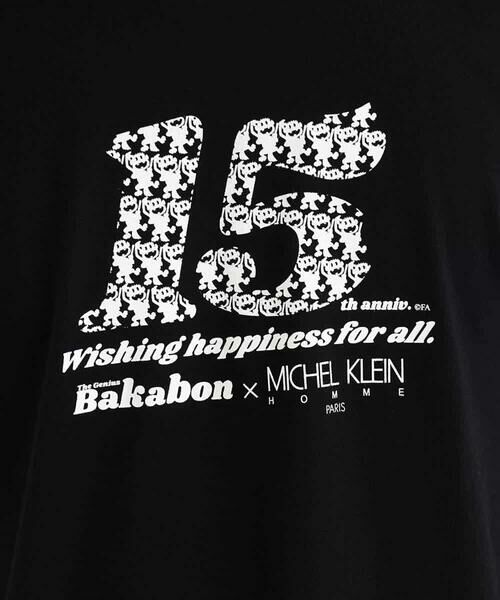 MICHEL KLEIN HOMME / ミッシェルクランオム カットソー | 15周年クルーネックＴシャツ（レレレのおじさん） | 詳細12