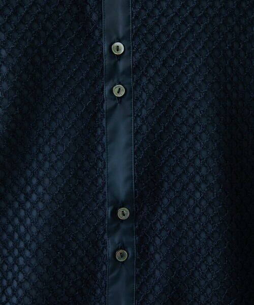 MICHEL KLEIN HOMME / ミッシェルクランオム シャツ・ブラウス | 《日本製》幾何柄ジャガードシャツ | 詳細2
