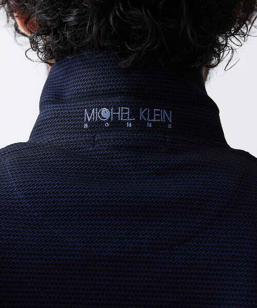 MICHEL KLEIN HOMME / ミッシェルクランオム カットソー | 《日本製》幾何柄ポロシャツ | 詳細2