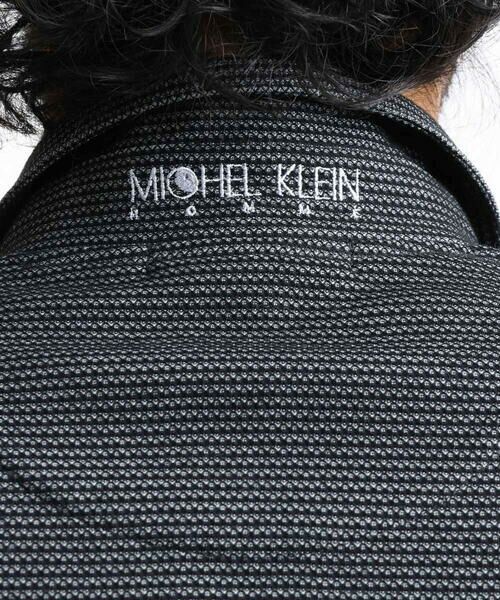 MICHEL KLEIN HOMME / ミッシェルクランオム カットソー | 《日本製》幾何柄ポロシャツ | 詳細18