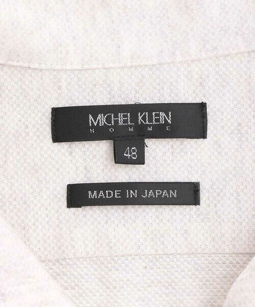 MICHEL KLEIN HOMME / ミッシェルクランオム カットソー | 《日本製》スキッパー衿ポロシャツ | 詳細11
