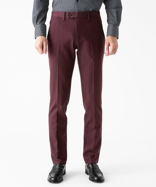 MICHEL KLEIN HOMME / ミッシェルクランオム チノ・ワークパンツ | 【撥水】プレビアシャンブレースラックスパンツ | 詳細11