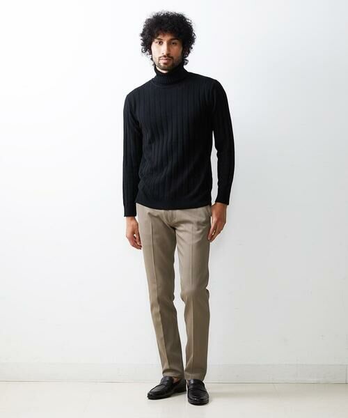 MICHEL KLEIN HOMME / ミッシェルクランオム チノ・ワークパンツ | 【撥水】プレビアシャンブレースラックスパンツ | 詳細14