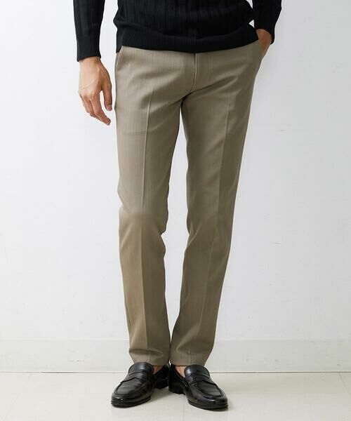 MICHEL KLEIN HOMME / ミッシェルクランオム チノ・ワークパンツ | 【撥水】プレビアシャンブレースラックスパンツ | 詳細15