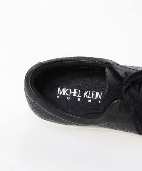 MICHEL KLEIN HOMME / ミッシェルクランオム スニーカー | 《日本製》エンボス加工レザーシューズ | 詳細6