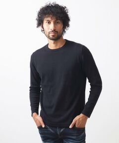 MICHEL KLEIN HOMME / ミッシェルクランオム ニット・セーター | ハイゲージクルーネック長袖ニット