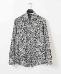 MICHEL KLEIN HOMME / ミッシェルクランオム シャツ・ブラウス | 《日本製》フラワー柄長袖シャツ