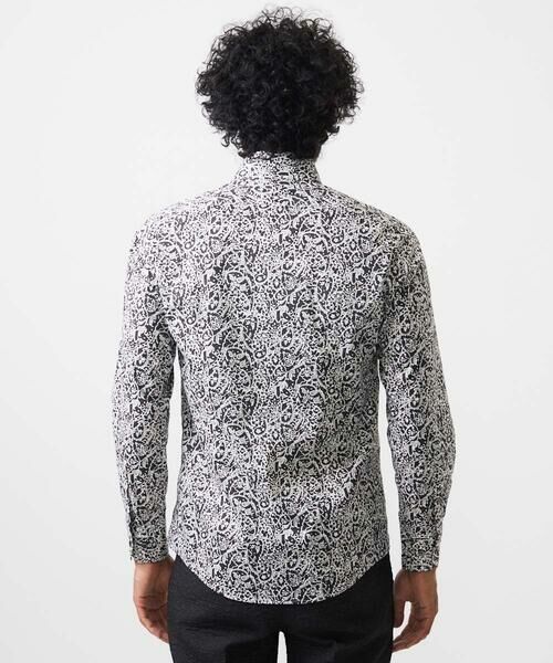 MICHEL KLEIN HOMME / ミッシェルクランオム シャツ・ブラウス | 《日本製》フラワー柄長袖シャツ | 詳細5