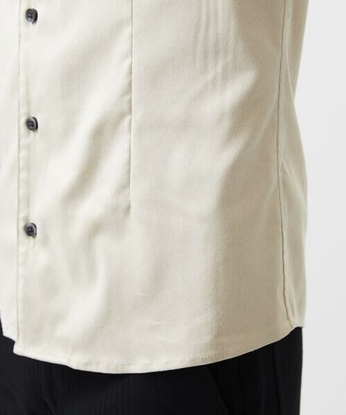 MICHEL KLEIN HOMME / ミッシェルクランオム シャツ・ブラウス | スエードストレッチ長袖シャツ | 詳細7