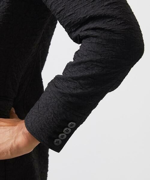 MICHEL KLEIN HOMME / ミッシェルクランオム テーラードジャケット | 【セットアップ】ジャガードコンバーチブルジャケット | 詳細11