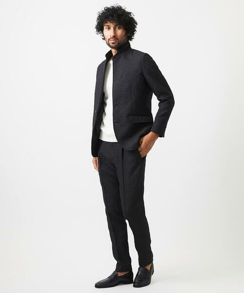 MICHEL KLEIN HOMME / ミッシェルクランオム テーラードジャケット | 【セットアップ】ジャガードコンバーチブルジャケット | 詳細3