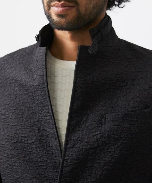 MICHEL KLEIN HOMME / ミッシェルクランオム テーラードジャケット | 【セットアップ】ジャガードコンバーチブルジャケット | 詳細8