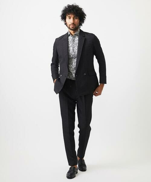 MICHEL KLEIN HOMME / ミッシェルクランオム テーラードジャケット | 【セットアップ】ジャガードダブルジャケット | 詳細2