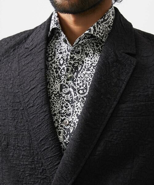 MICHEL KLEIN HOMME / ミッシェルクランオム テーラードジャケット | 【セットアップ】ジャガードダブルジャケット | 詳細7