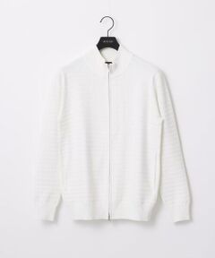 MICHEL KLEIN HOMME / ミッシェルクランオム カーディガン・ボレロ | クラシカルニットZIPアップカーディガン
