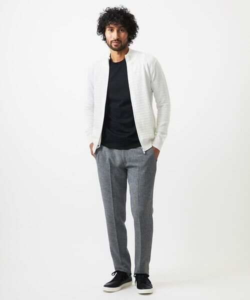 MICHEL KLEIN HOMME / ミッシェルクランオム カーディガン・ボレロ | クラシカルニットZIPアップカーディガン | 詳細2