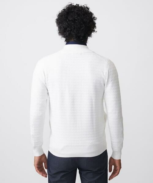 MICHEL KLEIN HOMME / ミッシェルクランオム カーディガン・ボレロ | クラシカルニットZIPアップカーディガン | 詳細5