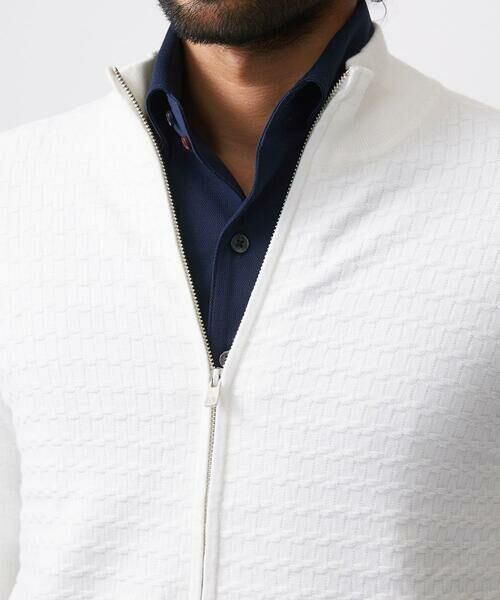 MICHEL KLEIN HOMME / ミッシェルクランオム カーディガン・ボレロ | クラシカルニットZIPアップカーディガン | 詳細6