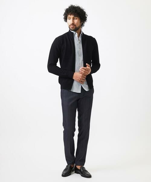 MICHEL KLEIN HOMME / ミッシェルクランオム カーディガン・ボレロ | クラシカルニットZIPアップカーディガン | 詳細13