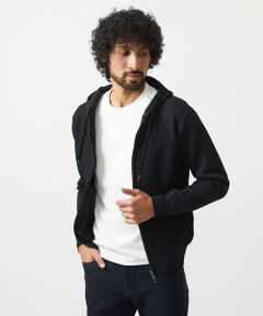 MICHEL KLEIN HOMME / ミッシェルクランオム パーカー | 【セットアップ】ニットZIPアップパーカー