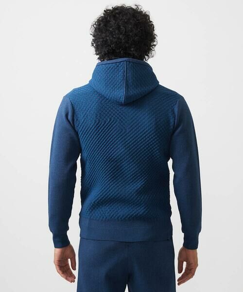 MICHEL KLEIN HOMME / ミッシェルクランオム パーカー | 【セットアップ】ニットZIPアップパーカー | 詳細1