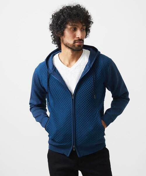 MICHEL KLEIN HOMME / ミッシェルクランオム パーカー | 【セットアップ】ニットZIPアップパーカー | 詳細10