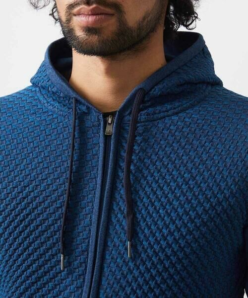 MICHEL KLEIN HOMME / ミッシェルクランオム パーカー | 【セットアップ】ニットZIPアップパーカー | 詳細2