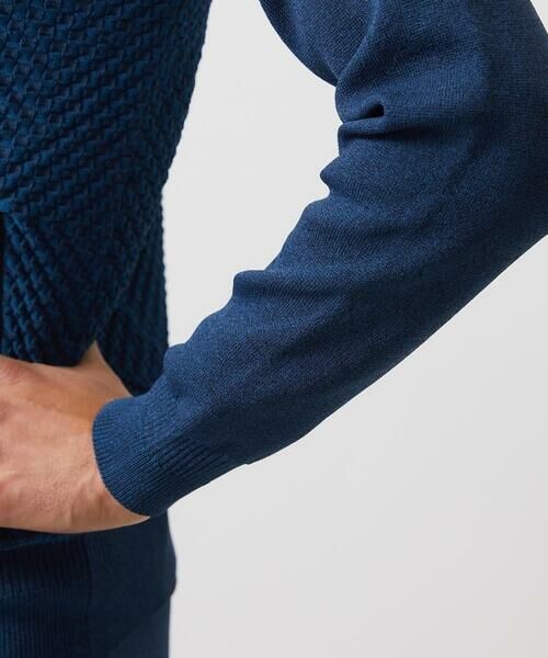 MICHEL KLEIN HOMME / ミッシェルクランオム パーカー | 【セットアップ】ニットZIPアップパーカー | 詳細3