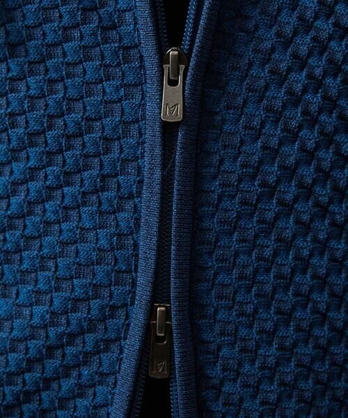 MICHEL KLEIN HOMME / ミッシェルクランオム パーカー | 【セットアップ】ニットZIPアップパーカー | 詳細6