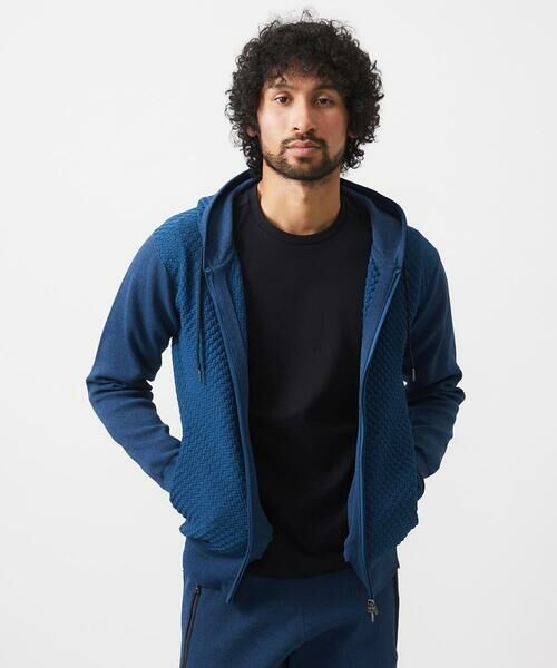 MICHEL KLEIN HOMME / ミッシェルクランオム パーカー | 【セットアップ】ニットZIPアップパーカー | 詳細8
