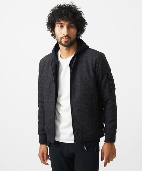 MICHEL KLEIN HOMME / ミッシェルクランオム その他アウター | 【セットアップ】ジャガードMA-1ブルゾン | 詳細3