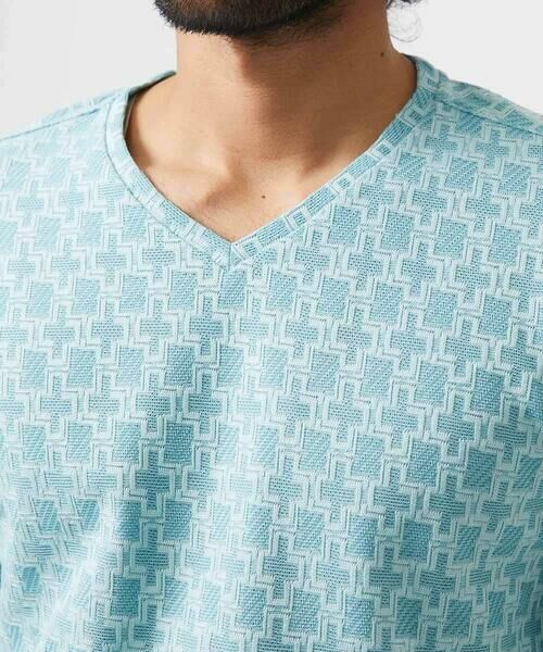 MICHEL KLEIN HOMME / ミッシェルクランオム カットソー | 《日本製》リンクスVネック長袖カットソー | 詳細4