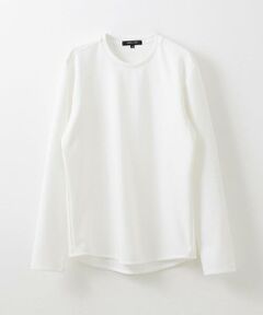 MICHEL KLEIN HOMME / ミッシェルクランオム カットソー | ダブルフェイスクルーネック長袖カットソー